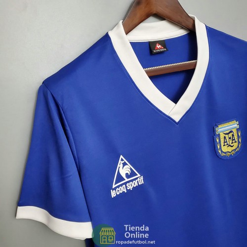 Camiseta Argentina Retro Segunda Equipación 1986/1987