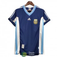 Camiseta Argentina Retro Segunda Equipación 1998/1999