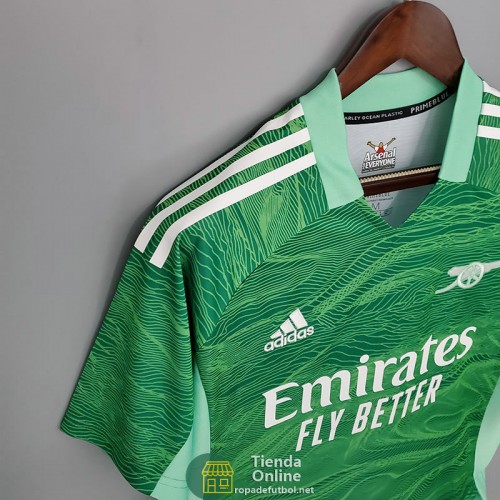 Camiseta Arsenal Portero Verde 2021/2022