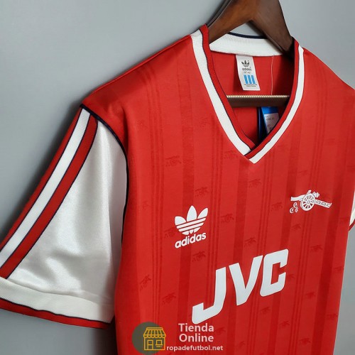 Camiseta Arsenal Retro Primera Equipación 1988/1989