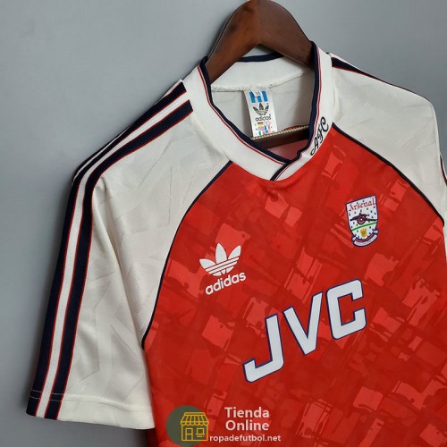 Camiseta Arsenal Retro Primera Equipación 1990/1992