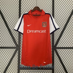 Camiseta Arsenal Retro Primera Equipación 2001/2002