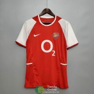 Camiseta Arsenal Retro Primera Equipación 2002/2004