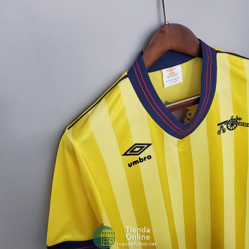 Camiseta Arsenal Retro Segunda Equipación 1983/1986