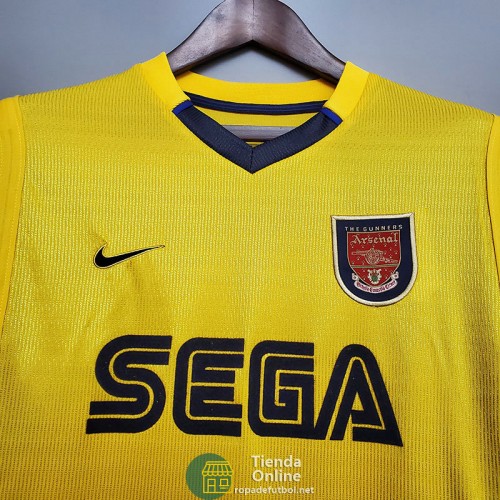 Camiseta Arsenal Retro Segunda Equipación 1999/2000