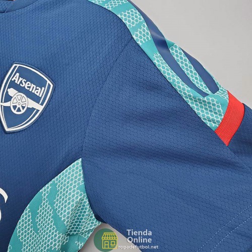 Camiseta Arsenal Training Azul IV 2021/2022