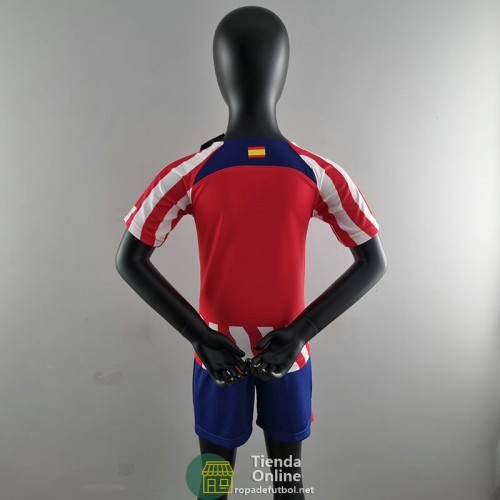 Camiseta Atletico De Madrid Niños Primera Equipación 2022/2023