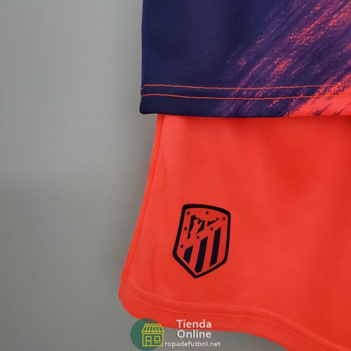 Camiseta Atletico De Madrid Niños Segunda Equipación 2021/2022