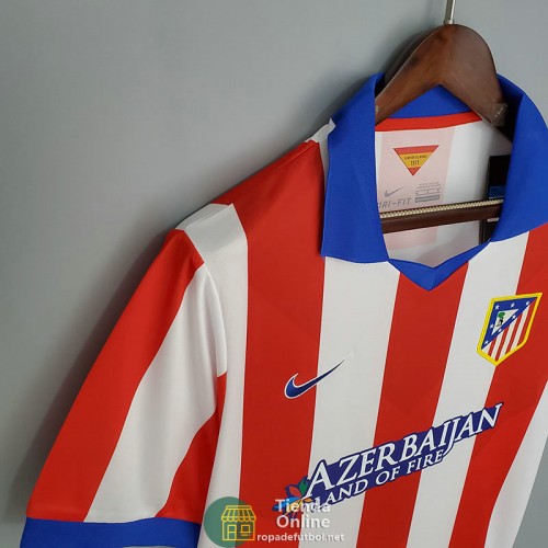 Camiseta Atletico De Madrid Retro Primera Equipación 2014/2015