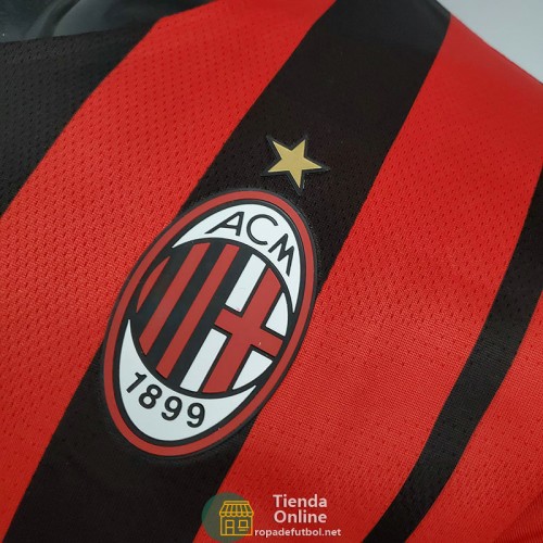 Camiseta Authentic AC Milan Primera Equipación 2021/2022