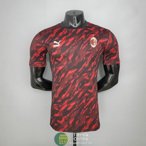 Camiseta Authentic AC Milan Tracksuit Rojo Negro 2021/2022