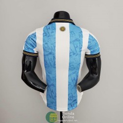 Camiseta Authentic Argentina Commemorative Blanco Azul 2021/2022