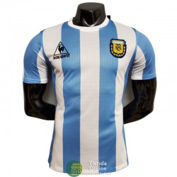 Camiseta Authentic Argentina Retro Primera Equipación 1986/1987