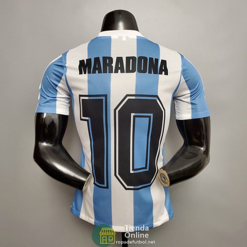 Camiseta Authentic Argentina Retro Primera Equipación 1986/1987