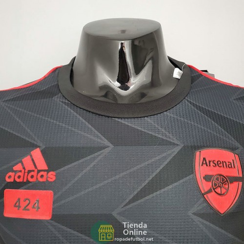 Camiseta Authentic Arsenal Adidas x 424 Negro 2021/2022