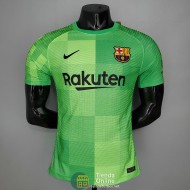 Camiseta Authentic Barcelona Portero Verde 2021/2022