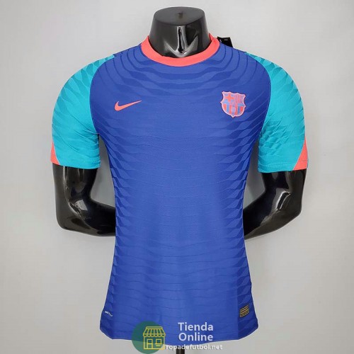 Camiseta Authentic Barcelona Tracksuit Azul 2021/2022