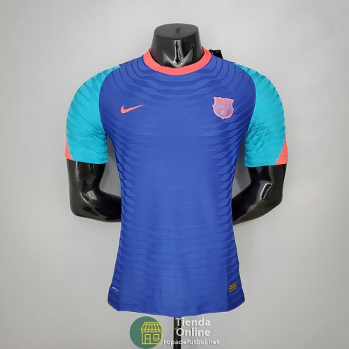 Camiseta Authentic Barcelona Tracksuit Azul 2021/2022