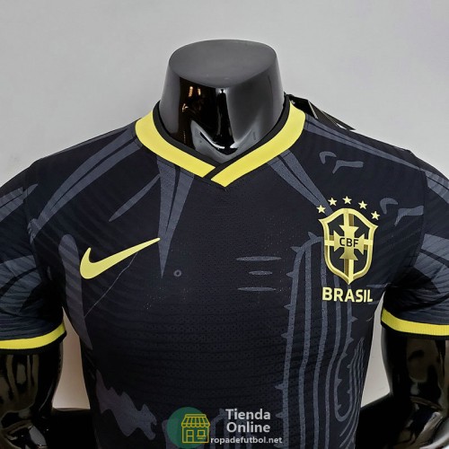 Camiseta Authentic Brasil Negro II 2022/2023