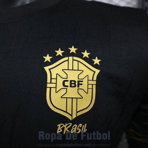 Camiseta Authentic Brasil Special Edition Black 2023/2024