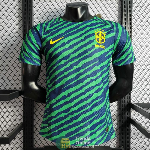 Camiseta Authentic Brasil Special Edition Verde Azul 2022/2023