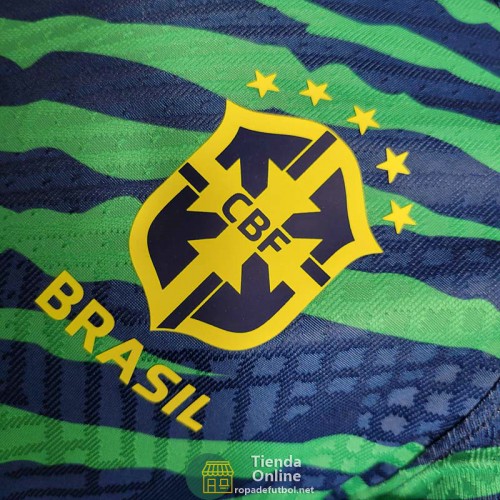 Camiseta Authentic Brasil Special Edition Verde Azul 2022/2023