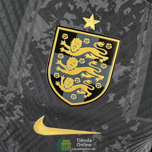 Camiseta Authentic Inglaterra Negro II 2022/2023