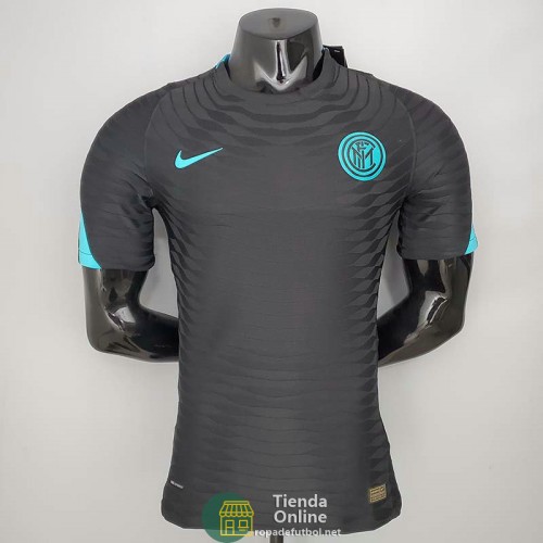 Camiseta Authentic Inter Milan Training Negro 2021/2022