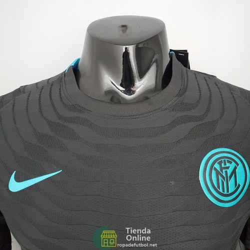 Camiseta Authentic Inter Milan Training Negro 2021/2022