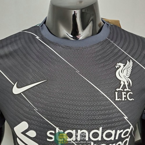 Camiseta Authentic Liverpool Negro 2021/2022