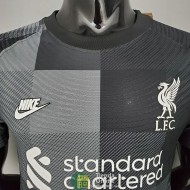 Camiseta Authentic Liverpool Portero Negro 2021/2022