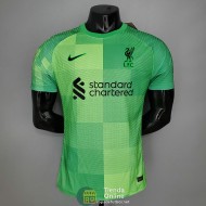 Camiseta Authentic Liverpool Portero Verde 2021/2022