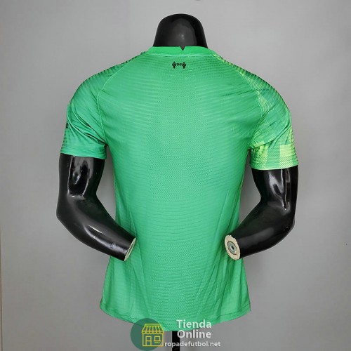 Camiseta Authentic Liverpool Portero Verde 2021/2022