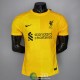 Camiseta Authentic Liverpool Portero Amarillo 2021/2022