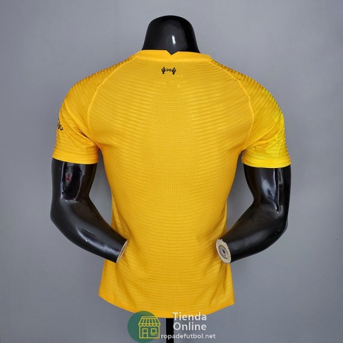 Camiseta Authentic Liverpool Portero Amarillo 2021/2022