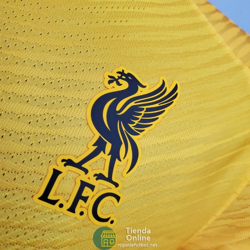 Camiseta Authentic Liverpool Portero Amarillo 2021/2022