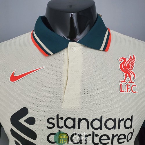 Camiseta Authentic Liverpool Segunda Equipación 2021/2022