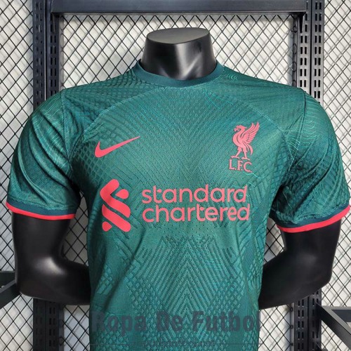 Camiseta Authentic Liverpool Tercera Equipacion 2022/2023