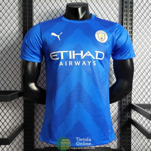 Camiseta Authentic Manchester City Portero Azul 2022/2023