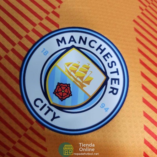 Camiseta Authentic Manchester City Portero Orange 2022/2023