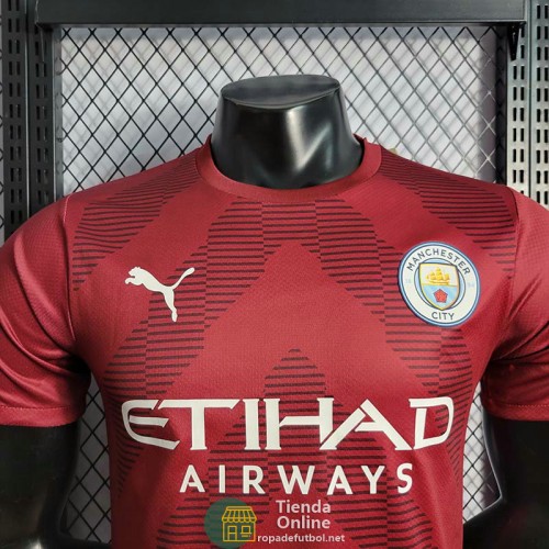 Camiseta Authentic Manchester City Portero Rojo 2022/2023