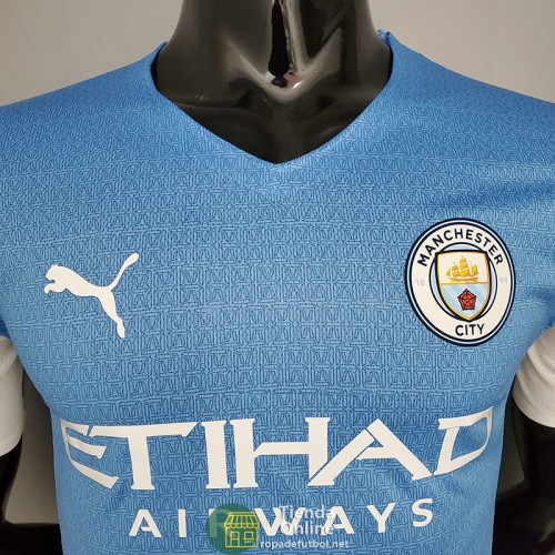 Camiseta Authentic Manchester City Primera Equipación 2021/2022