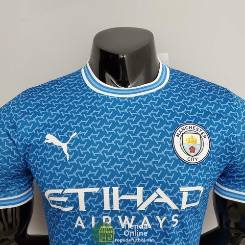 Camiseta Authentic Manchester City Special Edition Azul I 2022/2023