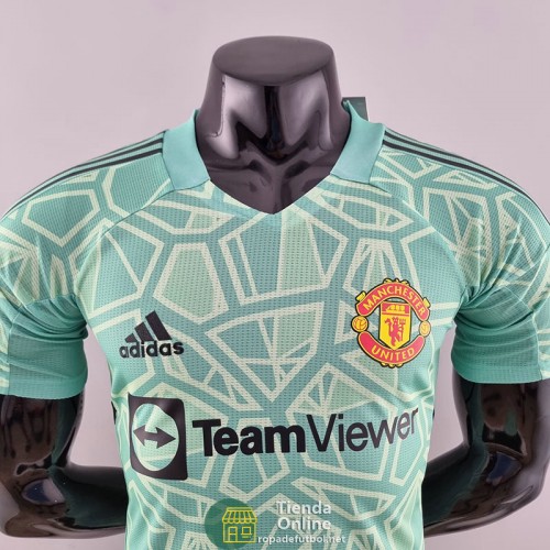 Camiseta Authentic Manchester United Portero Verde 2022/2023