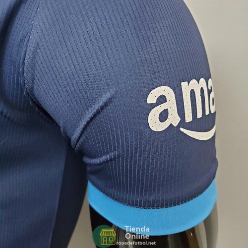 Camiseta Authentic Napoli Commemorative Edition Azul 2021/2022