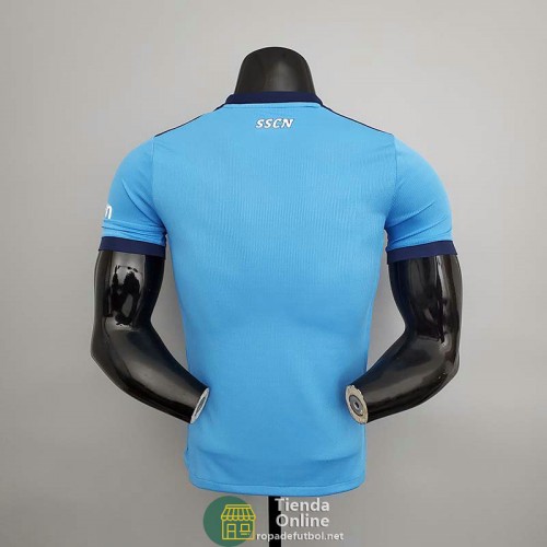 Camiseta Authentic Napoli EA7 Azul 2021/2022