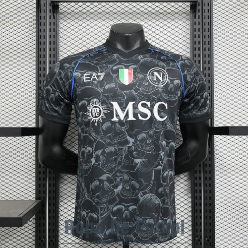 Camiseta Authentic Napoli Halloween Black 2023/2024