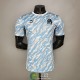 Camiseta Authentic Olympique Marseille Tracksuit Azul 2021/2022