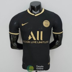 Camiseta Authentic PSG Negro Gold 2022/2023