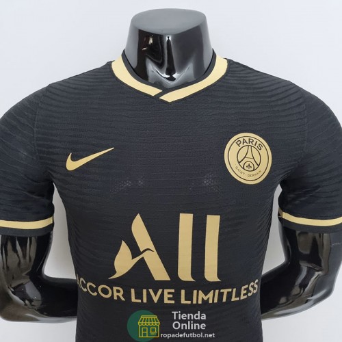 Camiseta Authentic PSG Negro Gold 2022/2023